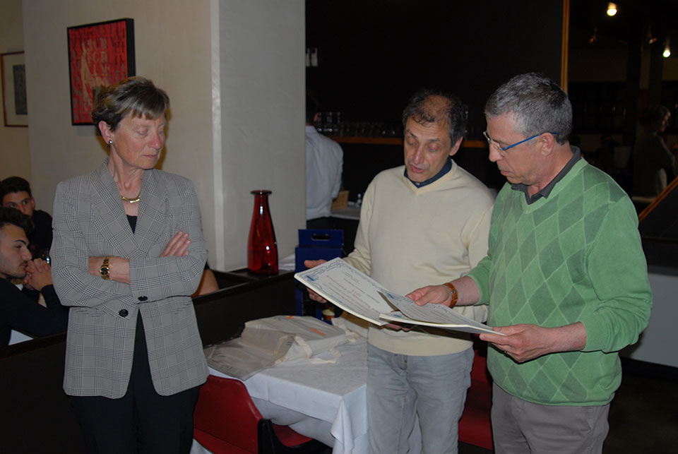 05/05/2015 - cena e consegna attestati